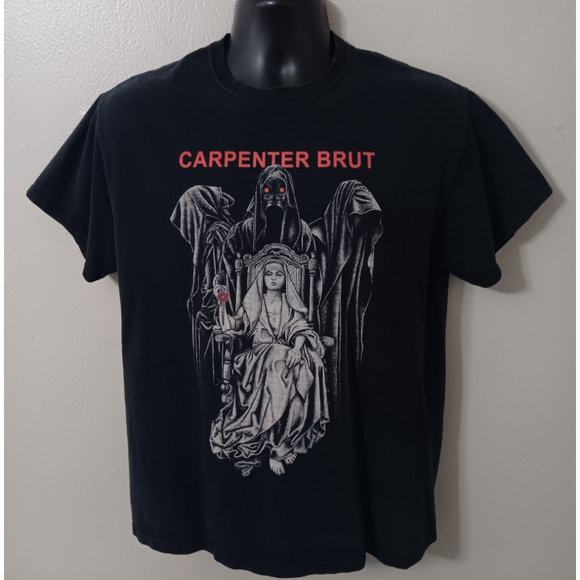 Gildan Other - Carpenter Brut Adult Medium Band T-shirt Art Horror Black Tee Progressive Metal